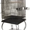 A&E Cage Company Economy Dome Top Bird Cage - Platinum - 20 X 20 X 58 In