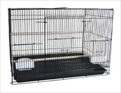 A&E Cage Company Economy Flight Bird Cage - Black - 30 X 18 X 18 In - 4 Pack