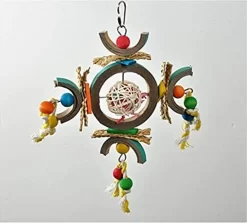 A&E Cage Happy Beaks Atomic Dream Catcher Bird Toy - Small