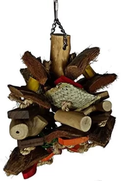 A&E Cage Happy Beaks Chunky Monster Bird Toy - 8 X 12 In