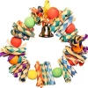 A&E Cage Happy Beaks Fiesta Wreath Bird Toy - 9 X 7 X 2 In