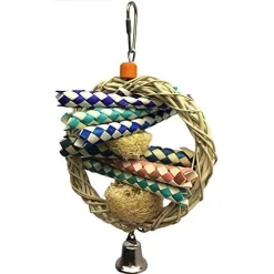 A&E Cage Happy Beaks Wicker Dream Bird Toy - 9 X 6.5 X 5.5 In