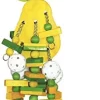 A&E Cage Happy Beaks Wooden Pear Wood Bird Toy - 20 X 6 X 6 In