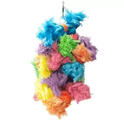 A&E Cage Happy Beaks Woolly Monster Bird Toy - Large
