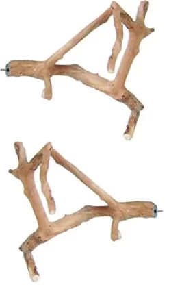 A&E Java Wood Multi-Branch Bird Perch - Small