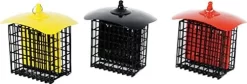Audubon Double Suet Feeder With Weather Shield Wild Bird Feeder - Assorted - 5.25 X 7 X 7.5 In