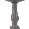 Bloem Bloem Promo Birdbath Wild Bird Pedestal Bath - Charcoal - 17 In - 6 Pack