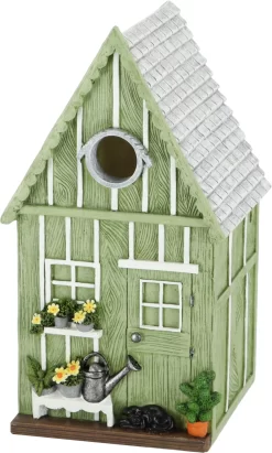 Esschert Design Garden Shed Birdhouse - 5.5 X 5.3 X 9.9In