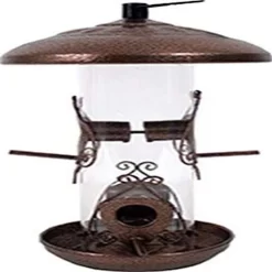 Heath Giddy-Up Wild Bird Feeder - Copper - 2 Lbs Cap