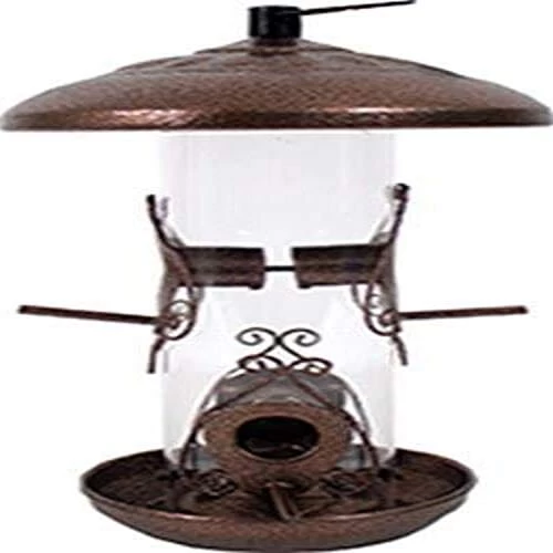 Heath Giddy-Up Wild Bird Feeder - Copper - 2 Lbs Cap