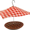 Heath Pie Wild Bird Feeder - Brown Red And White - 1.5 Lbs Cap