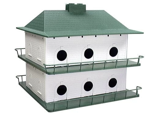 Heath Purple Martin House Plastic - White - 12 Room