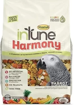 Higgins Intune Natural Harmony Parrot Bird Food - 3 Lbs