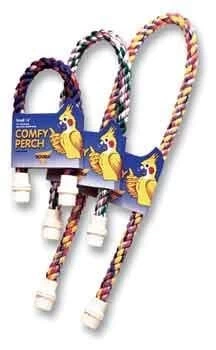 JW Pet Comfy Perch Large Cable Perch For Birds - 30 X 2 X 1.5 In