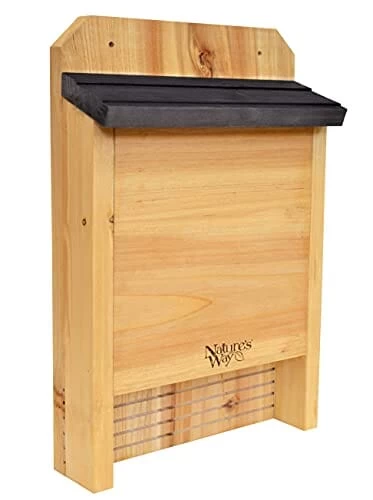 Nature's Way Single Chamber Bat House - Cedar - 15 X 10 X 3.5 In