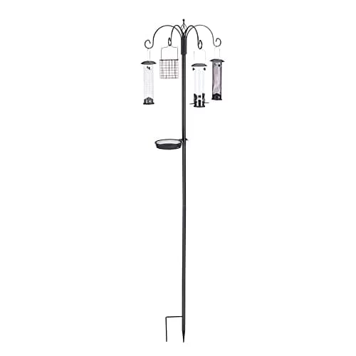 North States Ultimate Bird Feeding Station Wild Bird Accessories - Black - 7 Ft