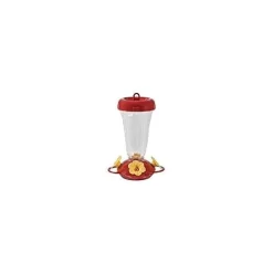 Perky-Pet Top-Fill Plastic Hummingbird Feeder - Red/Yellow - 16 Oz Cap