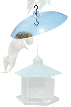 Perky-Pet Transparent Squirrel Baffler Wild Bird Accessories - 16 In