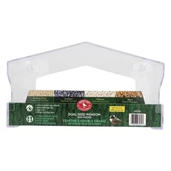 Perky-Pet Window Seed Wild Bird Feeder - Clear - 1 Lb Cap