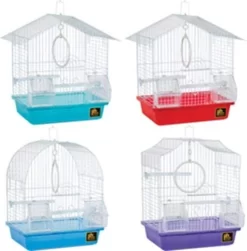 Prevue Hendryx Assorted Small Bird Cages - Assorted Colors - Multipack - 11" X 8" X 13" - Pack Of 9