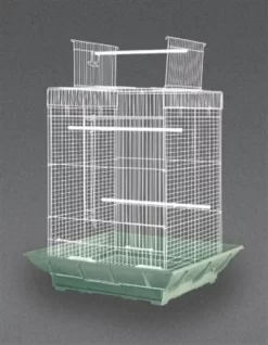 Prevue Hendryx Clean Life Playtop Bird Cage - Assorted Colors - Multipack - 18" X 18" X 27"