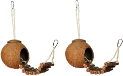 Prevue Hendryx Coco Hideaway With Bird Ladder