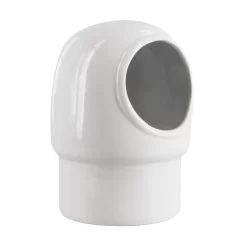 Prevue Hendryx Hooded Ceramic Crock - 24 Oz - Black / White