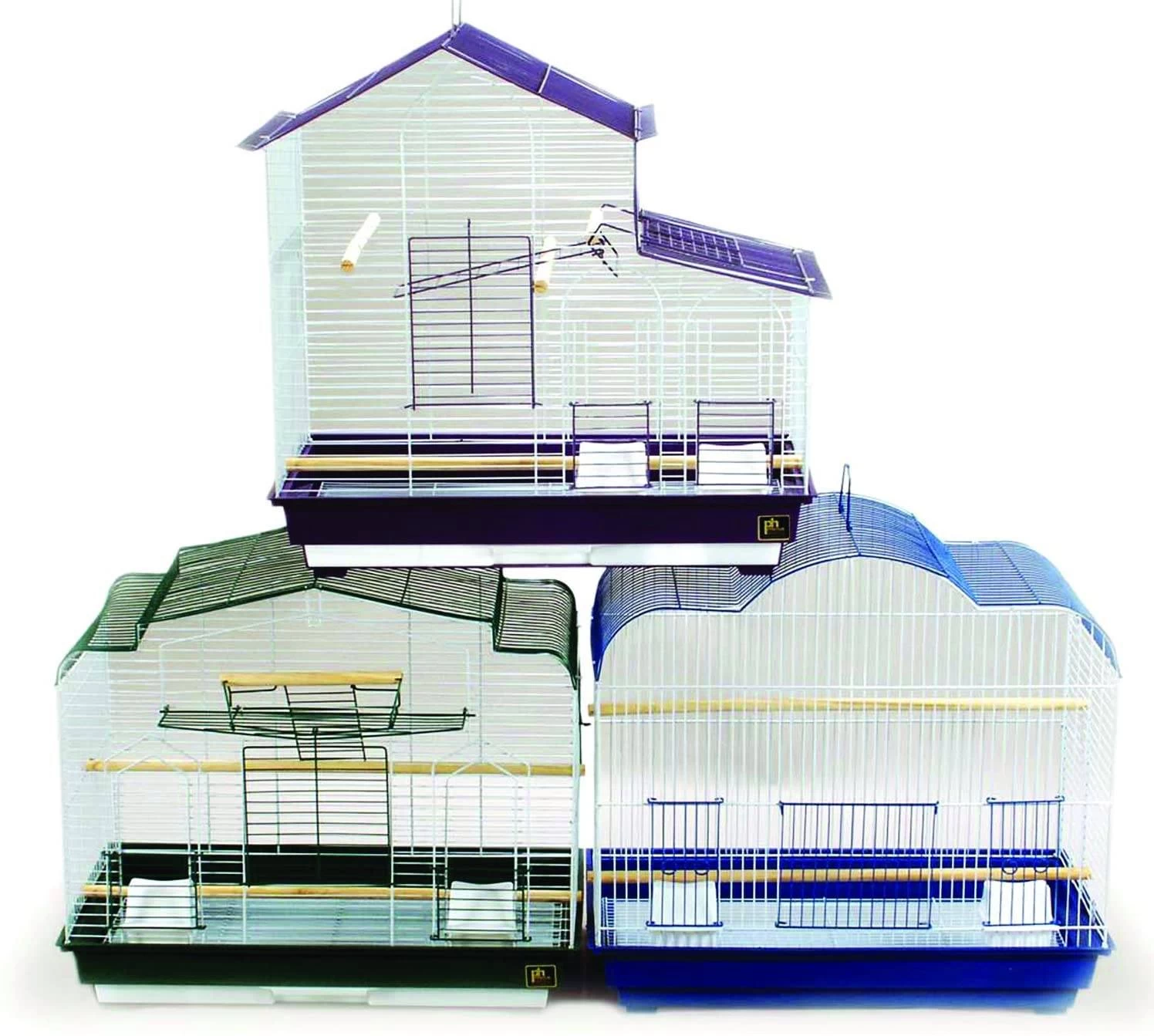 Prevue Hendryx Prepack Cockatiel Bird Cages - Assorted Styles - Multipack - Pack Of 3