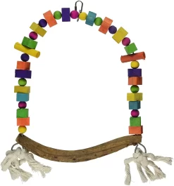 Prevue Hendryx Wacky Wood Bird Swing