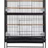 Prevue Hendryx Wrought Iron Flight Cage With Stand - Black - 31" X 20.5" X 53"