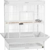 Prevue Hendryx Wrought Iron Select Bird Cage With Playtop - Black - 35" X 24" X 67"