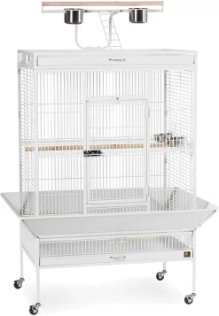 Prevue Hendryx Wrought Iron Select Bird Cage With Playtop - Black - 35" X 24" X 67"